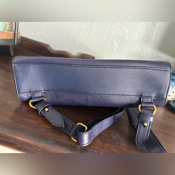 Fossil Women's Elina Convertible Small Backpack ~ Blue - Picture 5 of 8